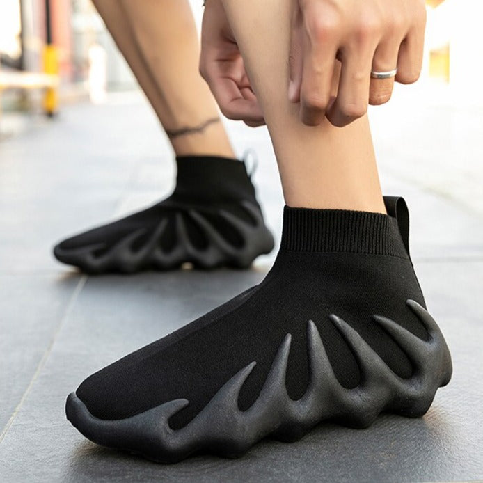 Sole Sox Sneakers for Kids &amp; Adults - Black
