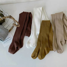 Load image into Gallery viewer, Toddler &amp; Baby Cotton Rib Tights
