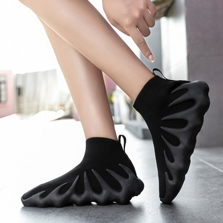 Sole Sox Sneakers for Kids &amp; Adults - Black
