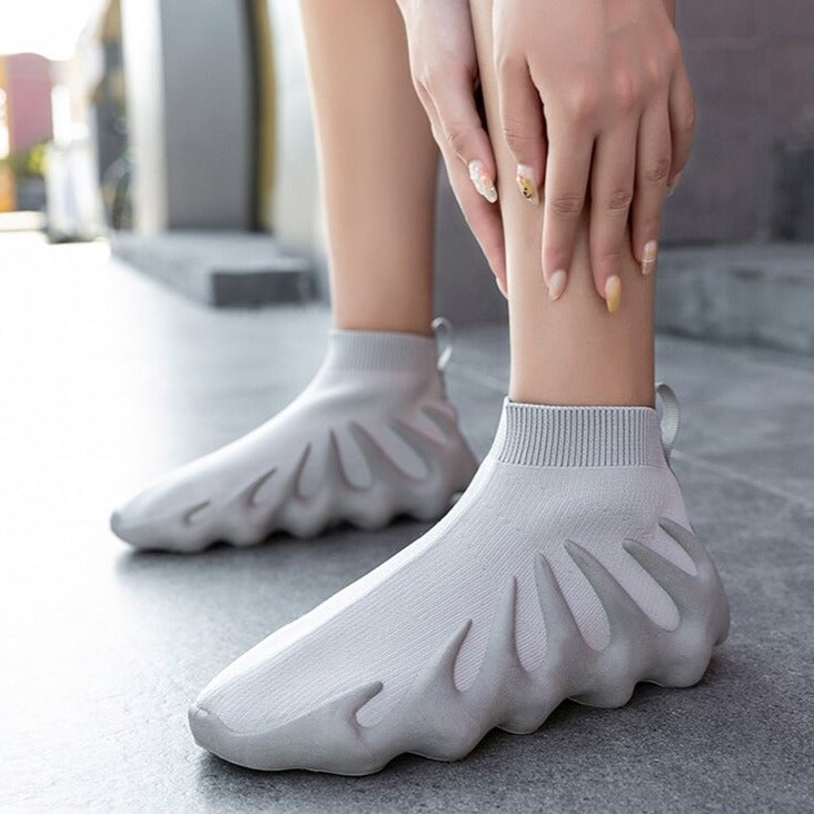 Sole Sox Sneakers for Kids &amp; Adults - Grey