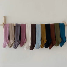 Load image into Gallery viewer, Toddler &amp; Baby Cotton Rib Tights
