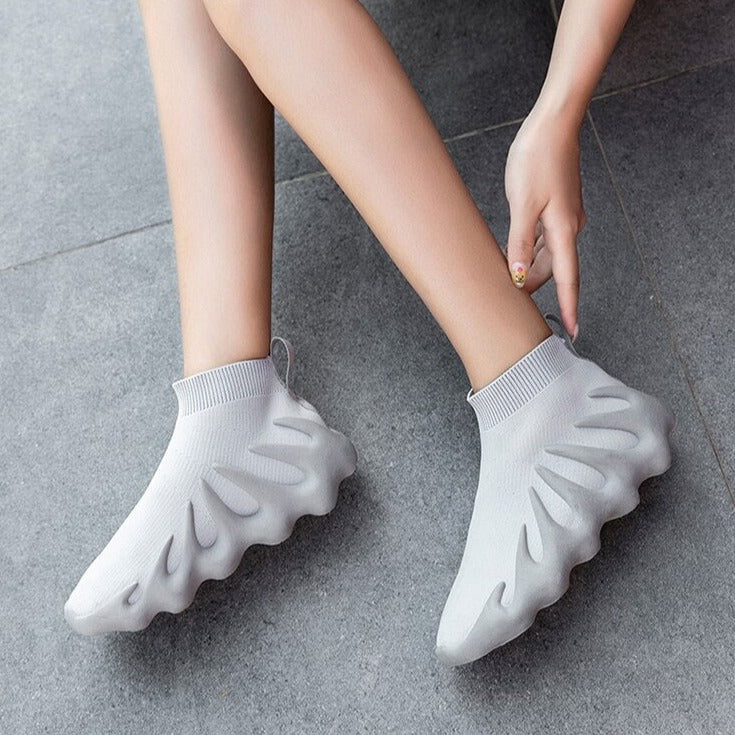 Sole Sox Sneakers for Kids &amp; Adults - Grey