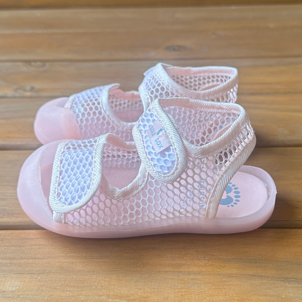 Pink Mesh Sandals