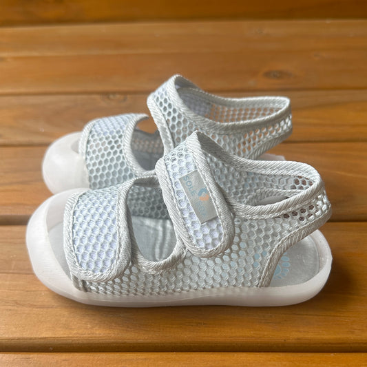 Grey Mesh Sandals