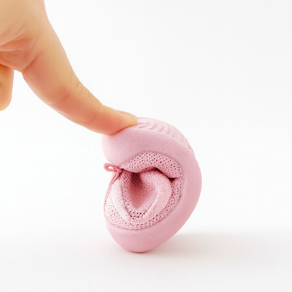 Pink Velcro Mesh Sole Sox