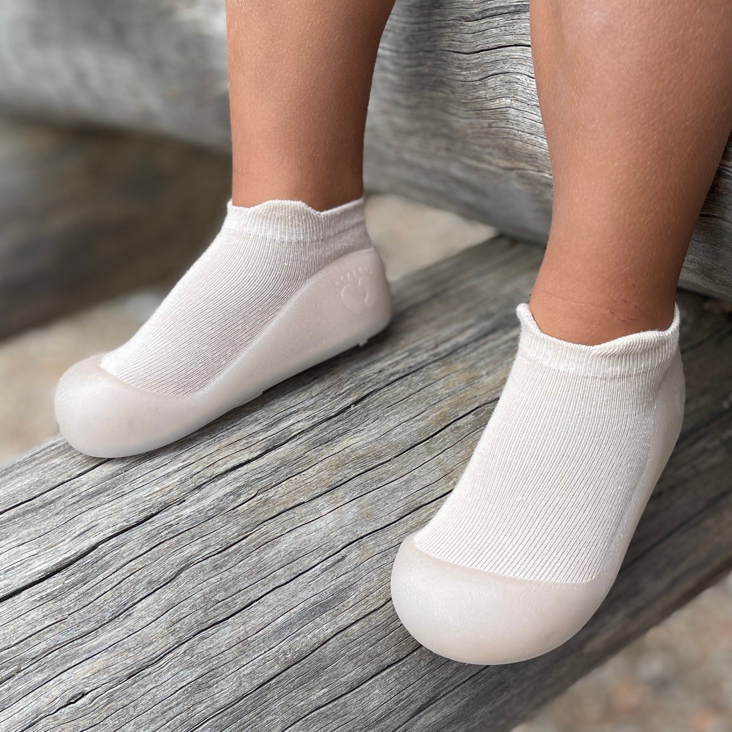 Beige Low Cut Sole Sox