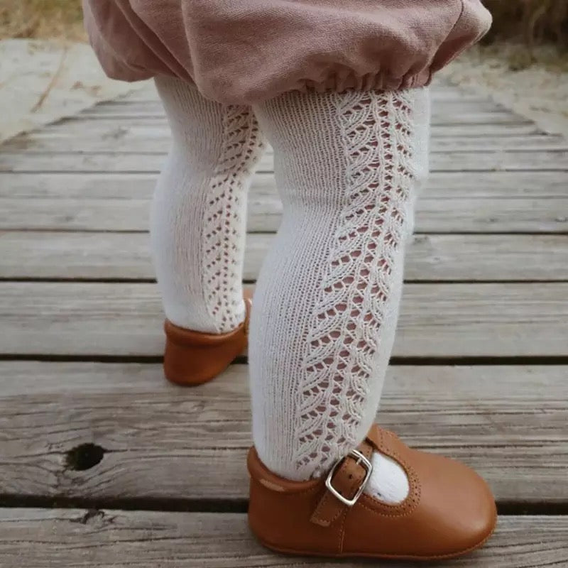 Side Design Cotton Stockings
