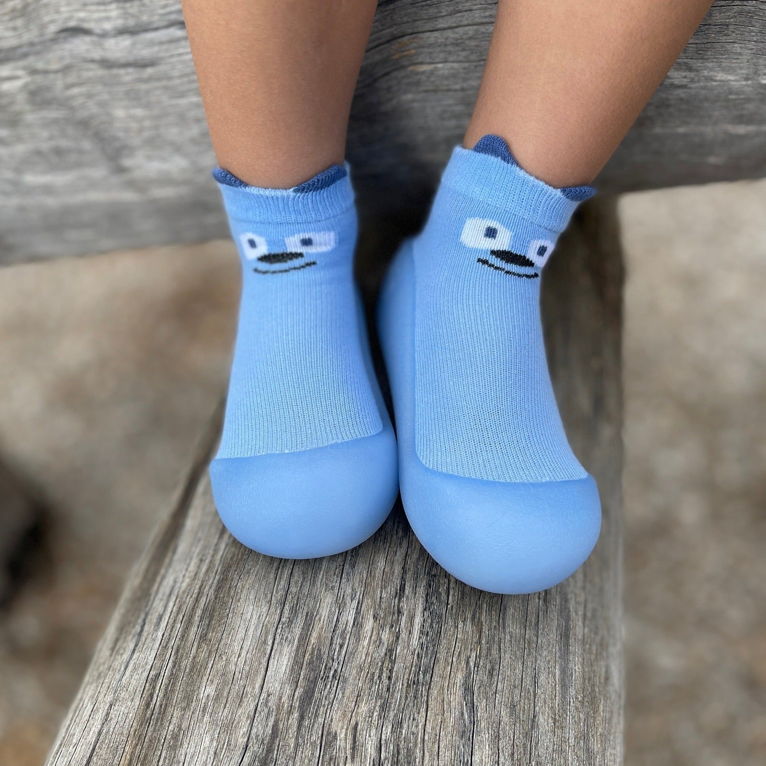 Blue Puppy Sole Sox