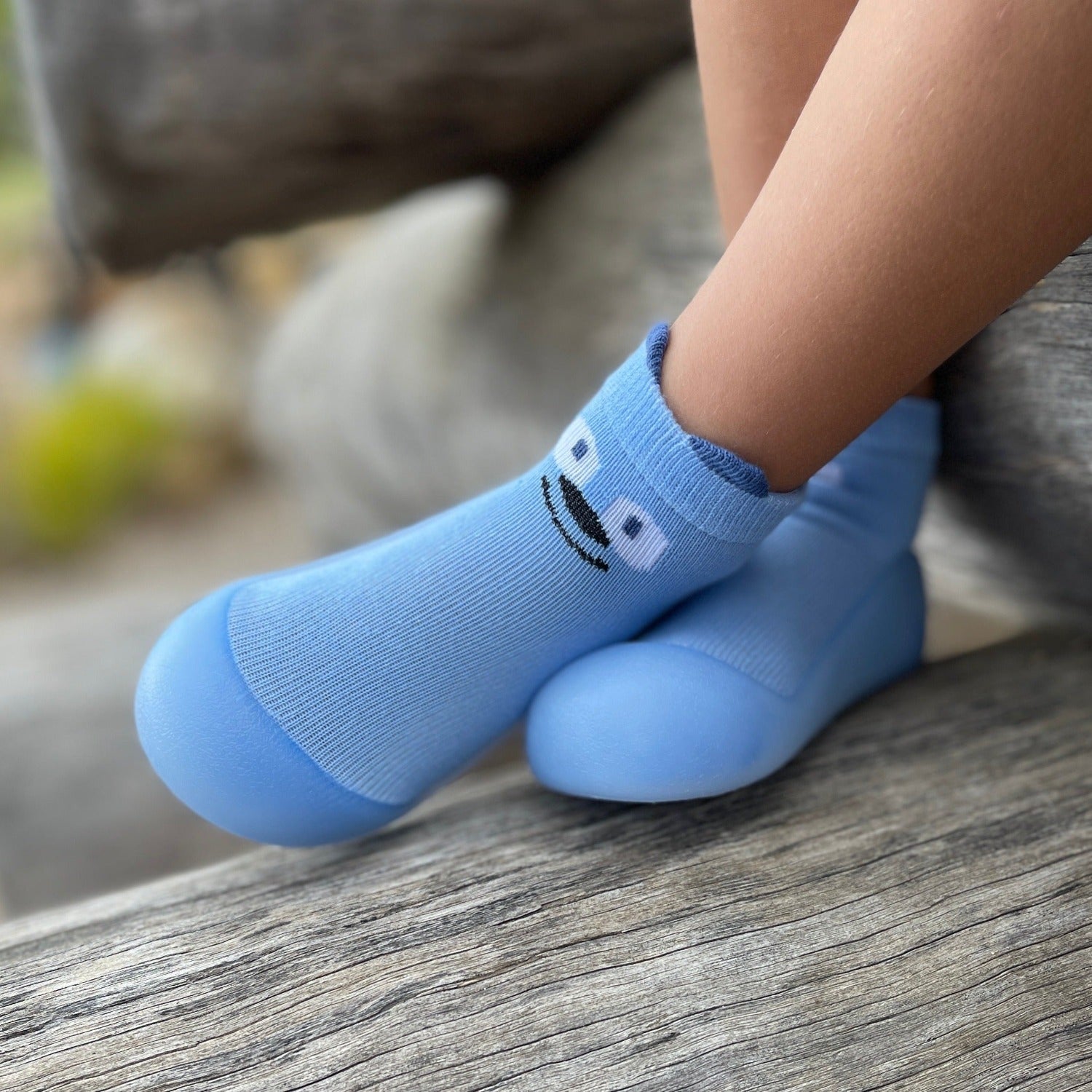 Blue Puppy Sole Sox