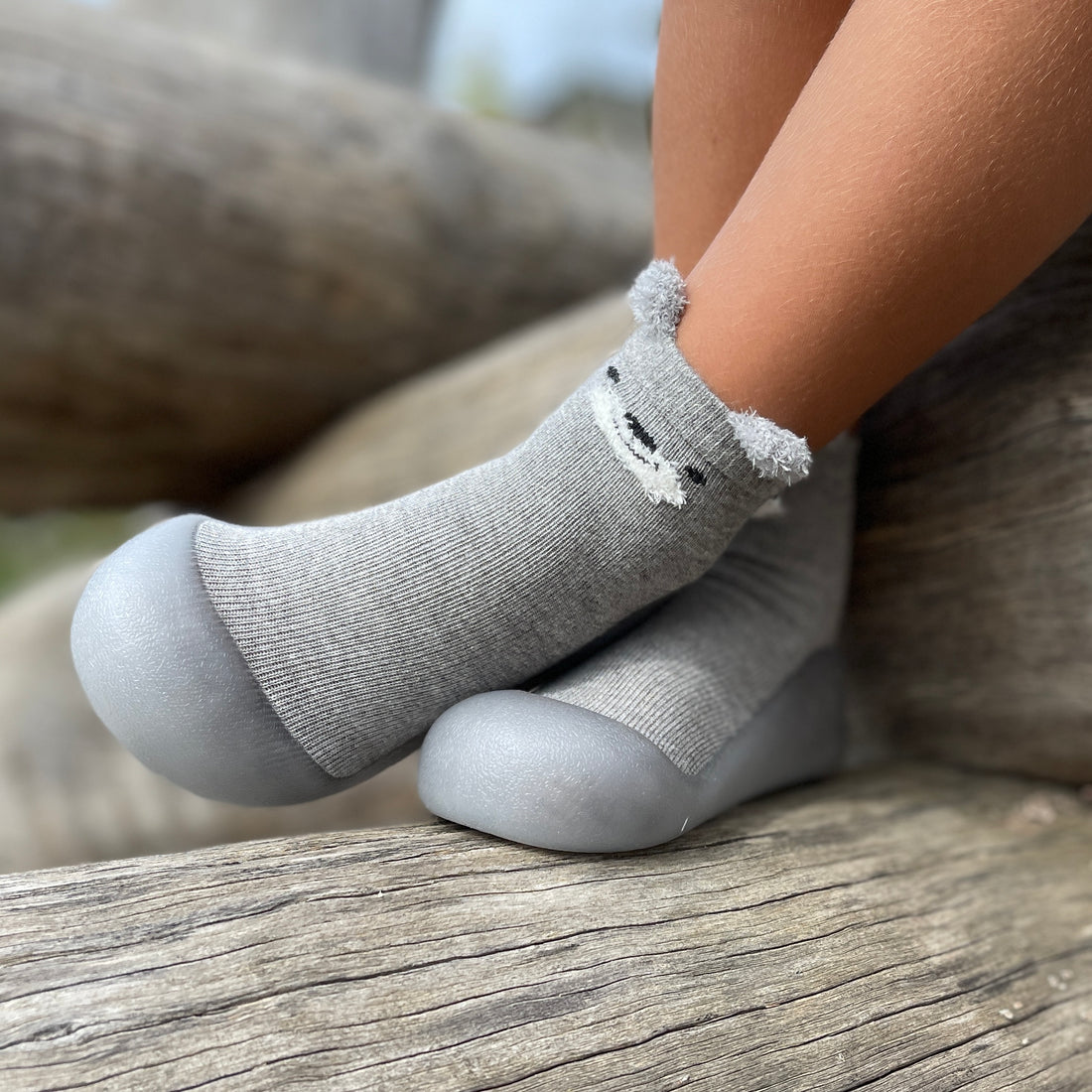 Grey Bear Sole Sox