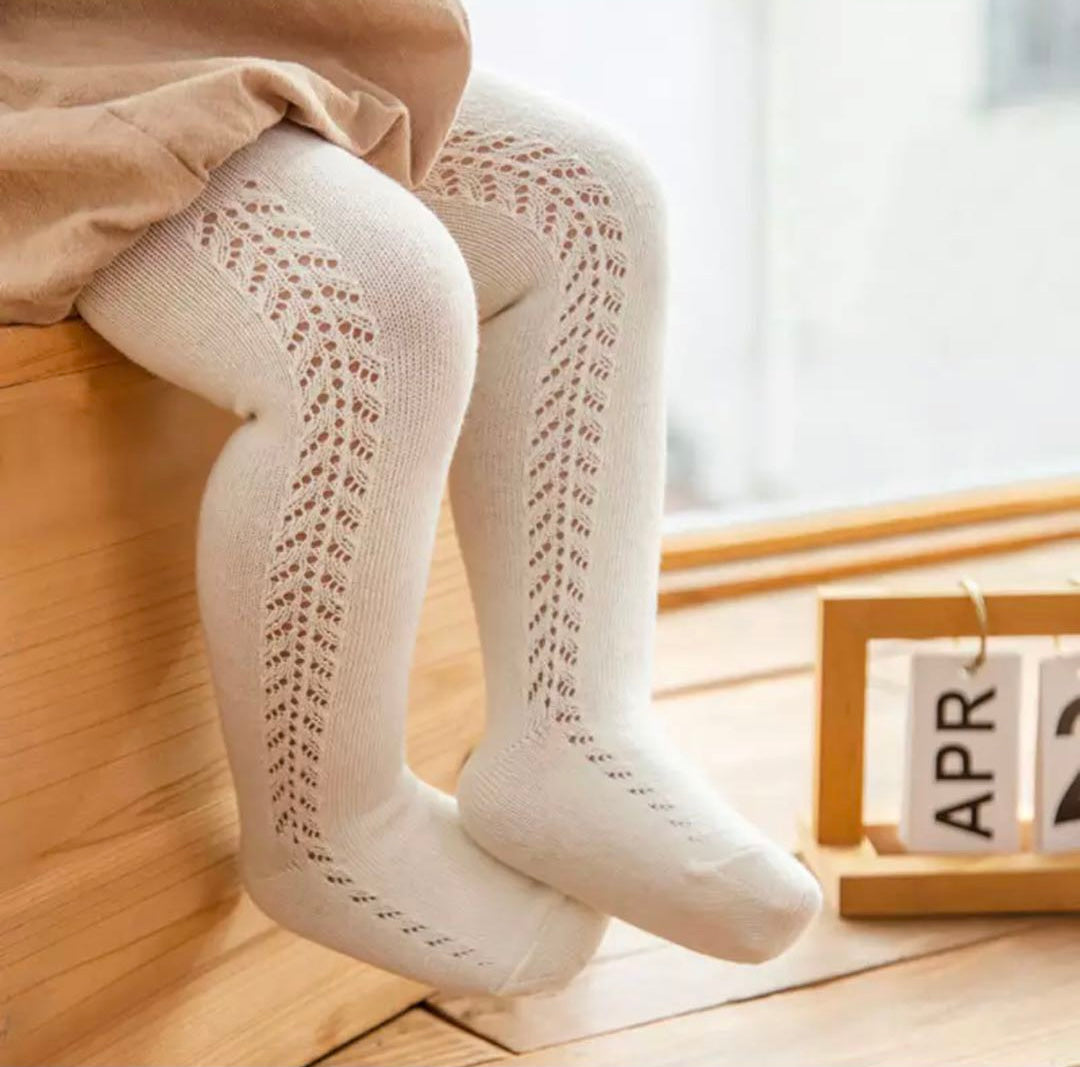 Side Design Cotton Stockings