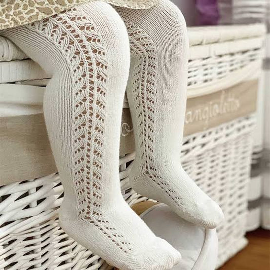 Side Design Cotton Stockings