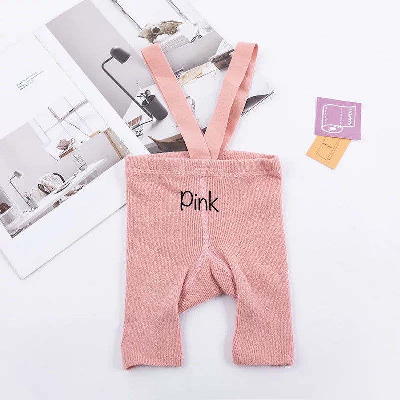 Cotton Shorts Leggings With Straps