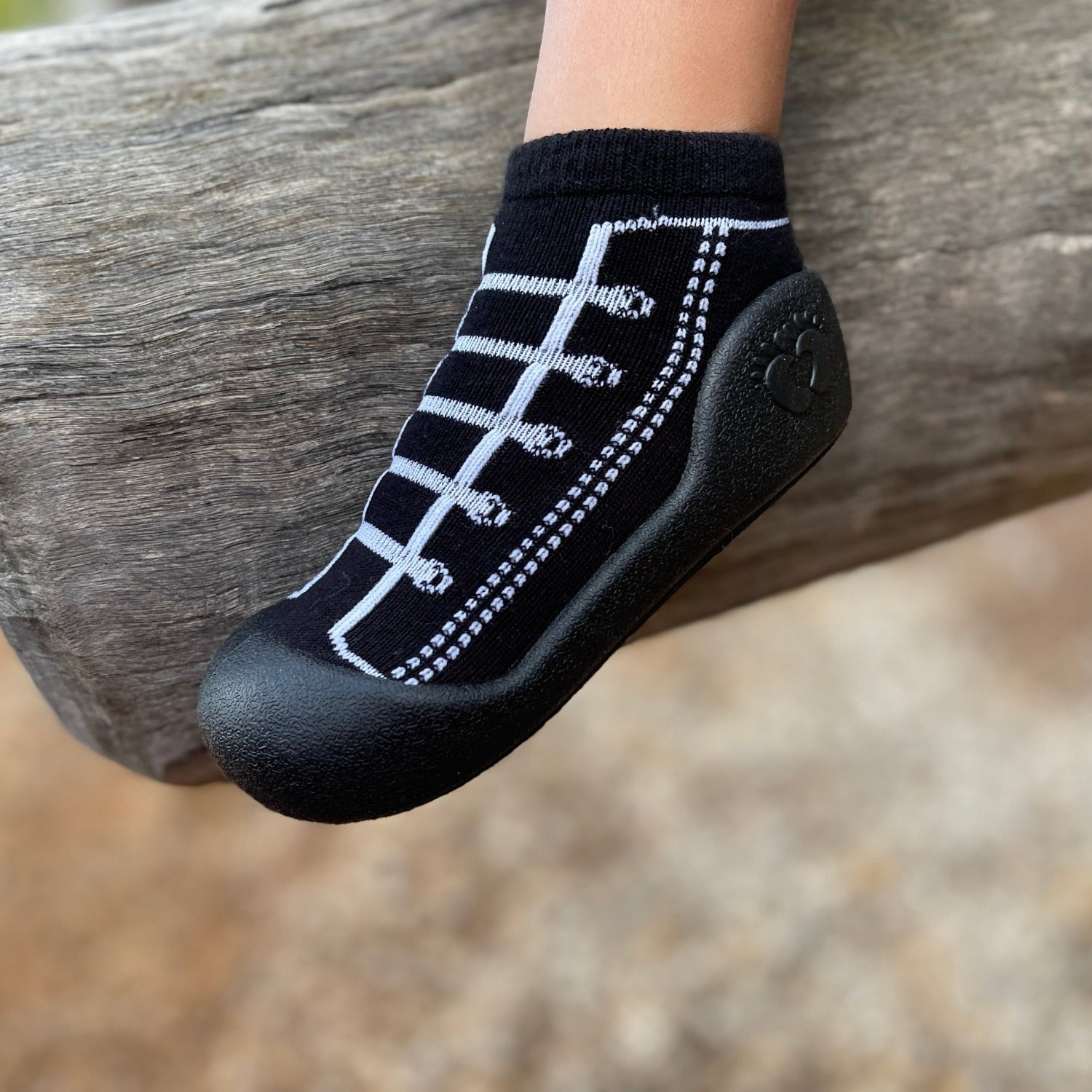 Black Laces Sole Sox