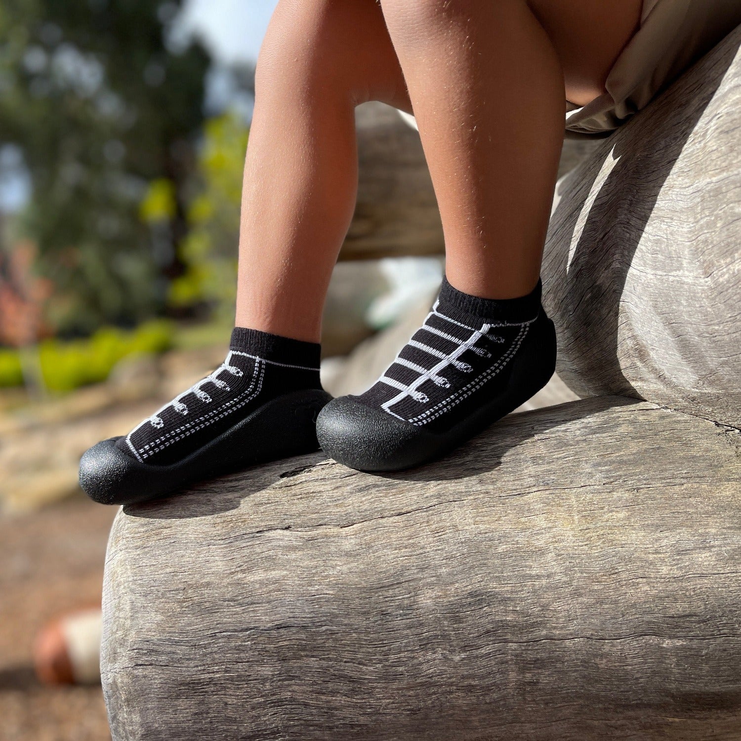 Black Laces Sole Sox