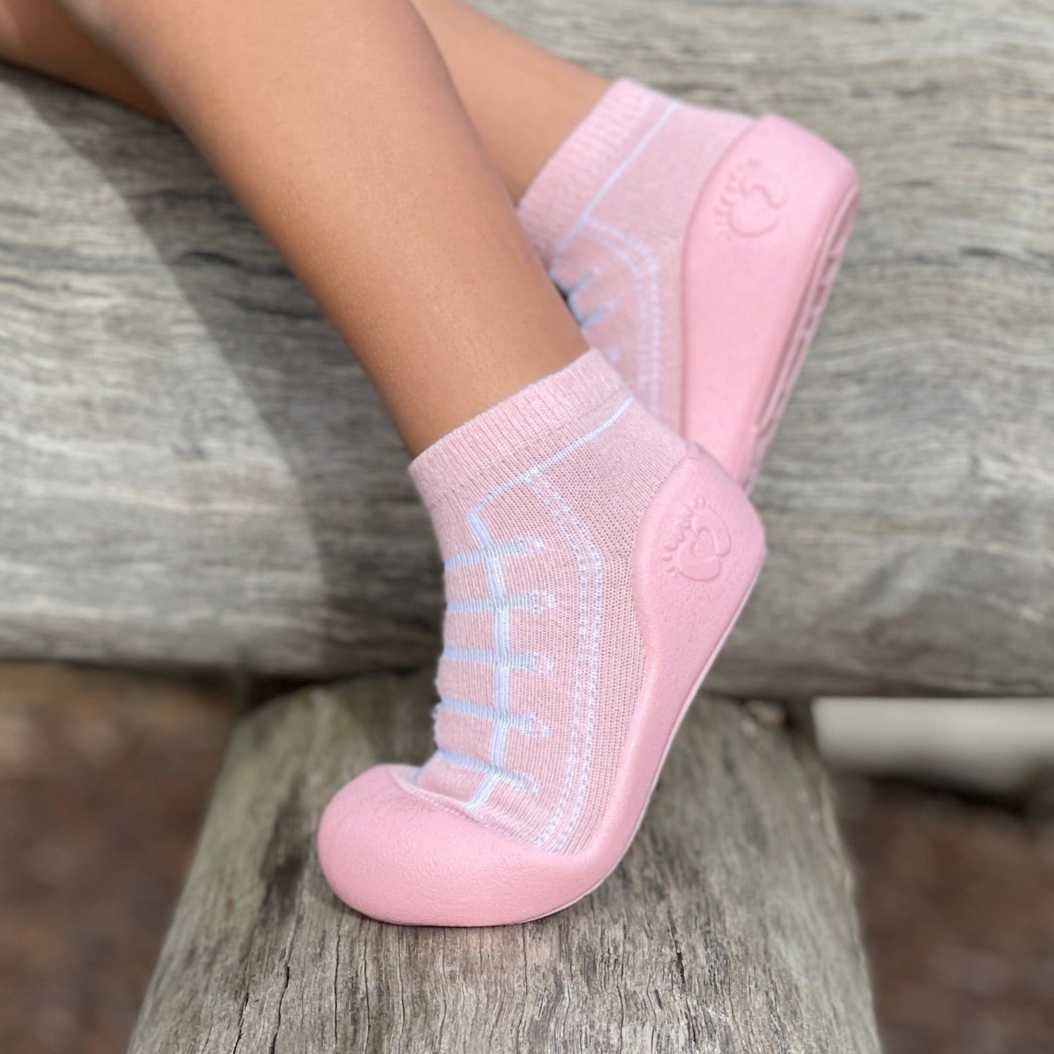Pink Laces Sole Sox