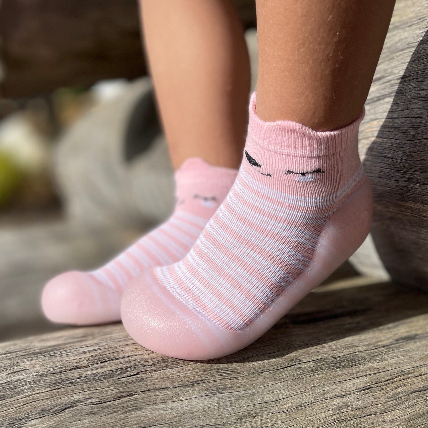 Pink Kitten Sole Sox